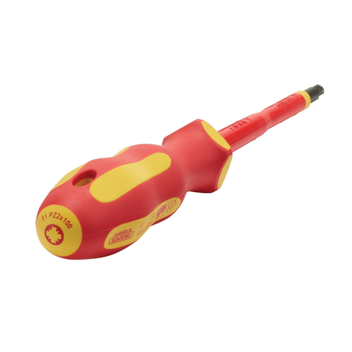 Draper XP1000 VDE PZ Type Screwdriver No.2 x 100mm 64484 White Rose Tools