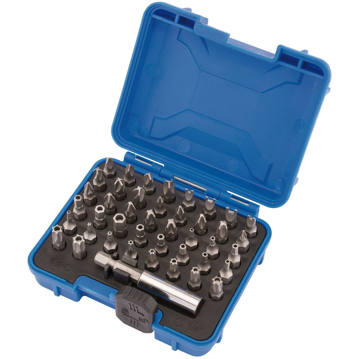 Draper Security Screwdriver Bit Set (43 Piece) 82397 White Rose Tools
