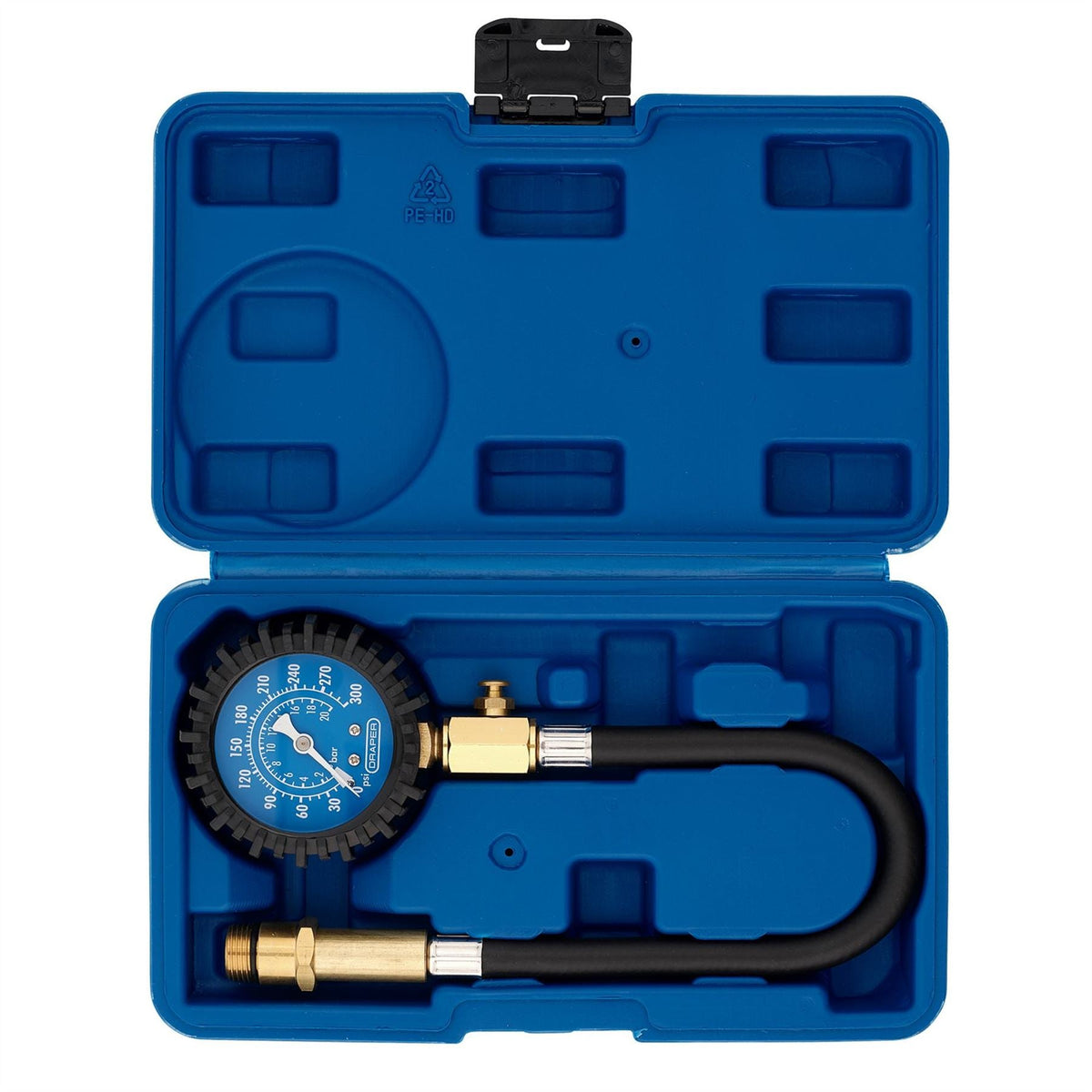Draper Petrol Compression Tester (12 Piece) 35880 White Rose Tools