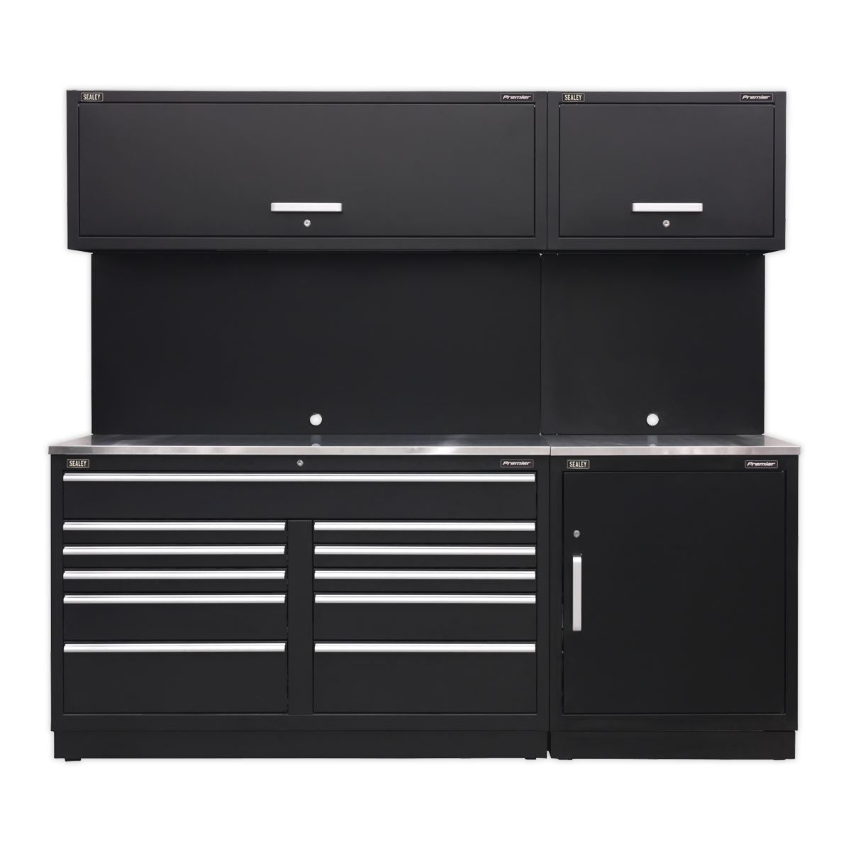 Sealey Premier Premier 2.3m Storage System - Stainless Worktop