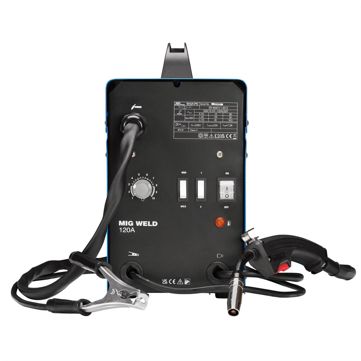 Draper Storm Force Gasless MIG Welder 120A 70051