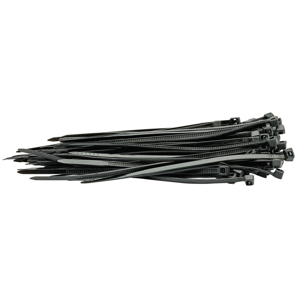 Draper Cable Ties 2.5 x 100mm Black (Pack of 100) 70389 White Rose Tools