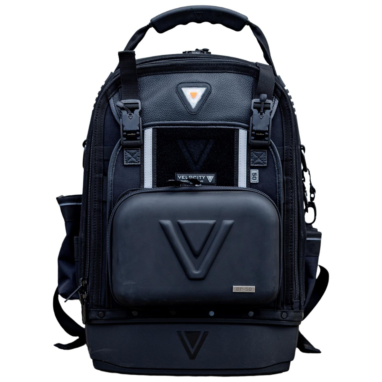 Velocity Rogue 50 Backpack Shadow Black Connect Compatible BP-50-S-C White Rose Tools