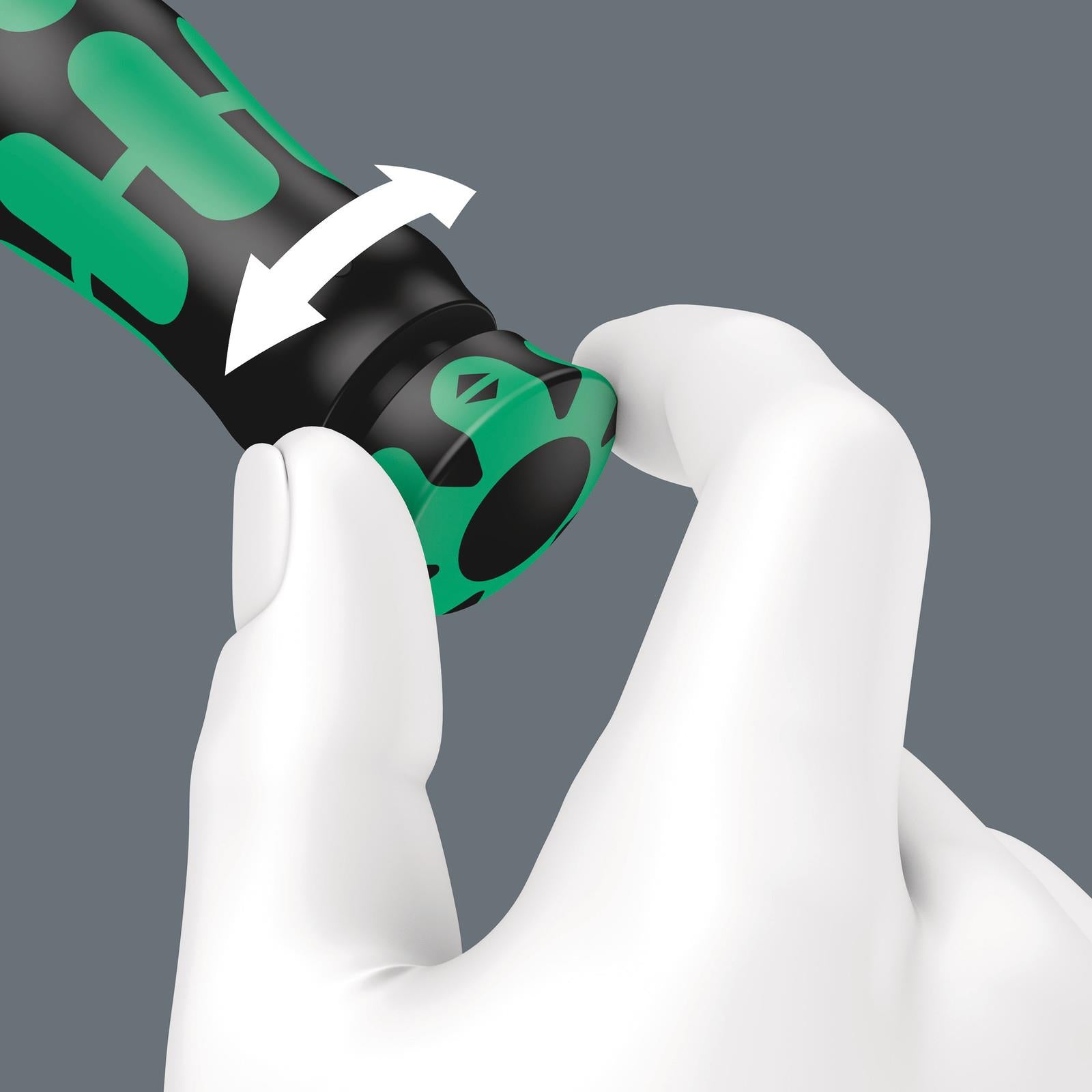 Wera Click Torque Lock Wrench A 6 Reversible Ratchet 2.5-25 Nm 1/4" Hex Clockwise Torque Operation