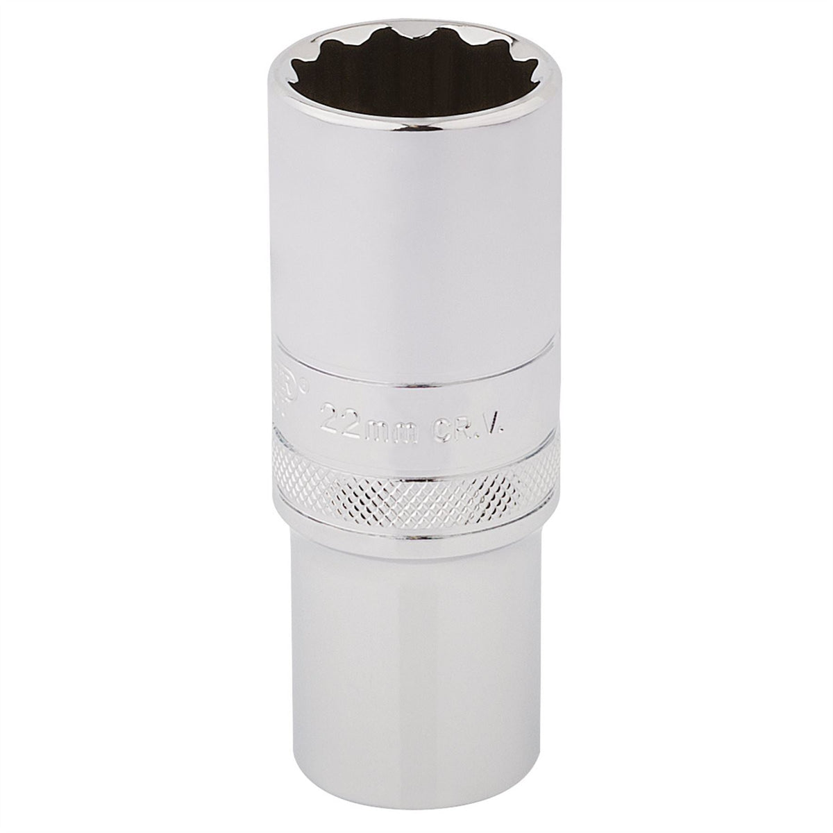 Draper Expert HI-TORQ® 12 Point Deep Socket 1/2" Sq. Dr. 22mm 33788 White Rose Tools