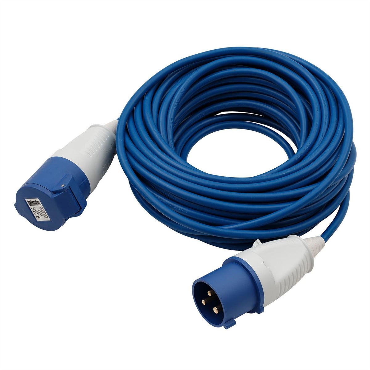 Defender E85249.5 230V Arctic Extension Lead Blue 2.5mm² 32A 25m 36501 White Rose Tools