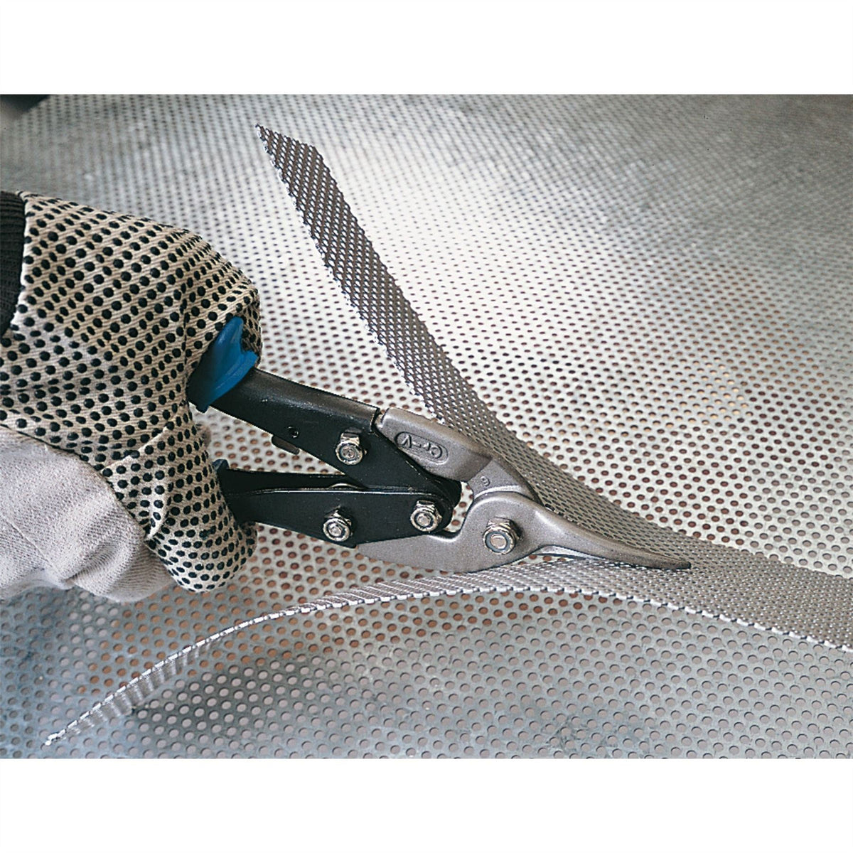 Draper Expert Soft Grip Compound Action Tin Snips 250mm 49905 White Rose Tools
