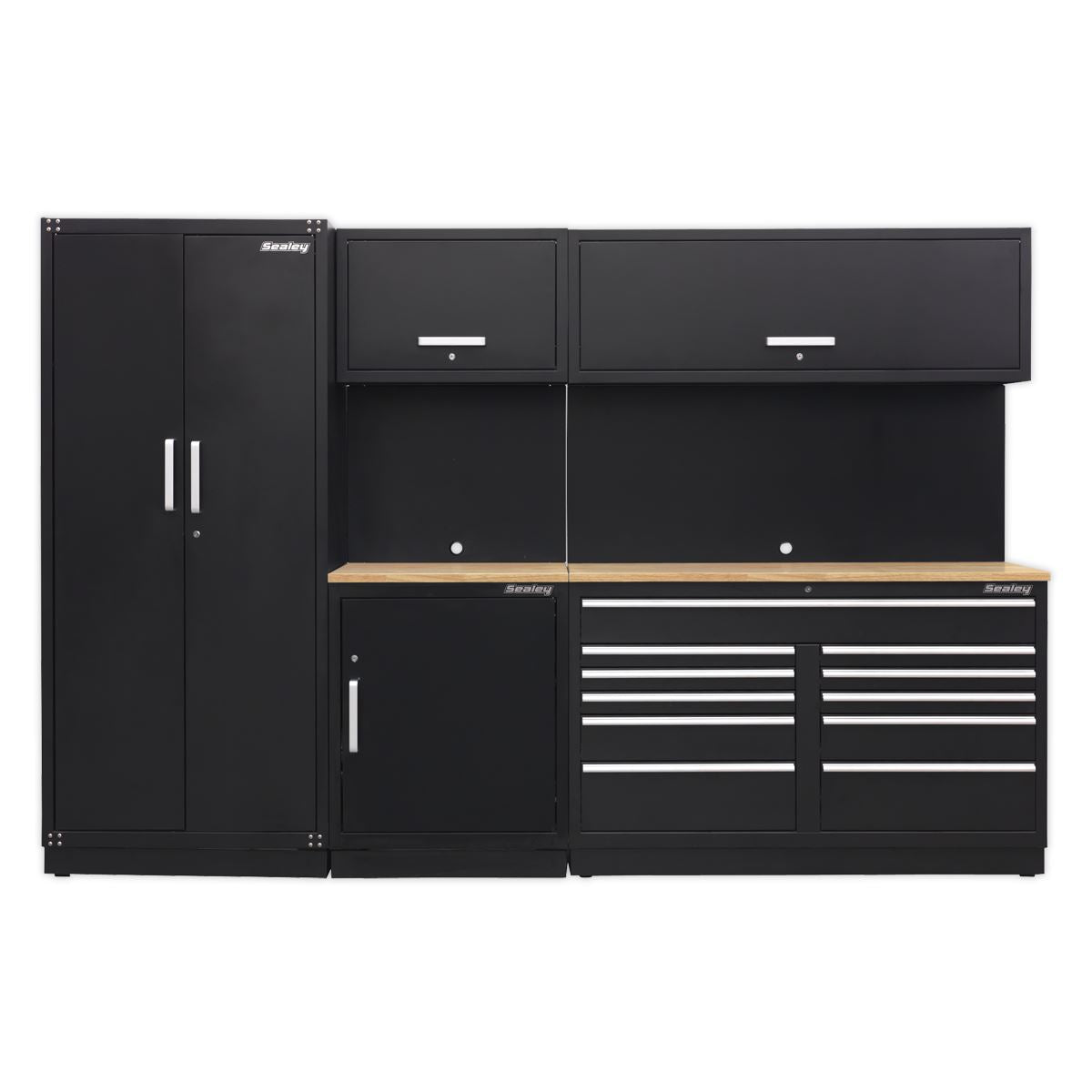 Sealey Premier Premier 3.3m Storage System - Oak Worktop
