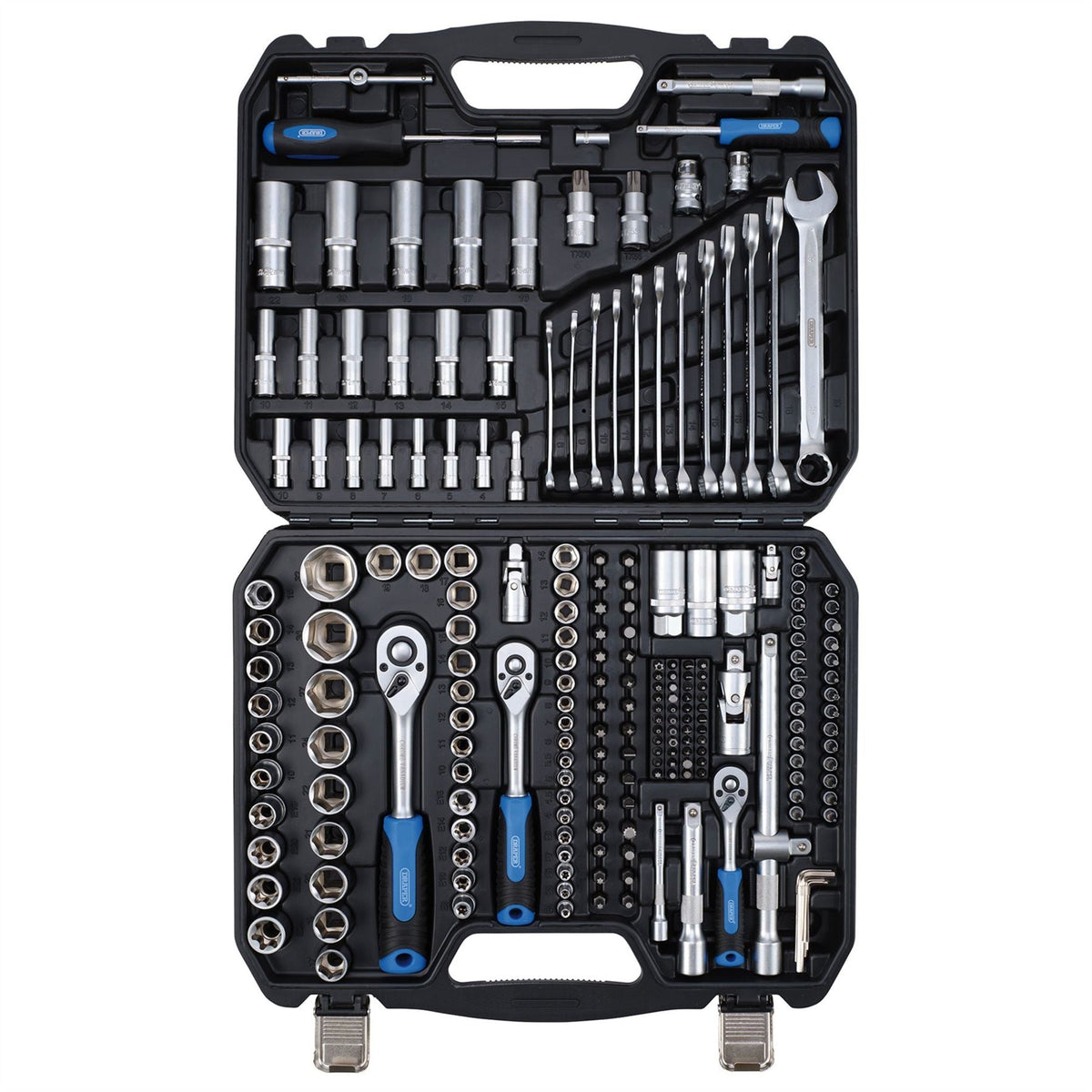 Draper HI-TORQ® Metric Socket and Bit Set 1/4" 3/8" and 1/2" Sq. Dr. (219 Piece) 24232 White Rose Tools