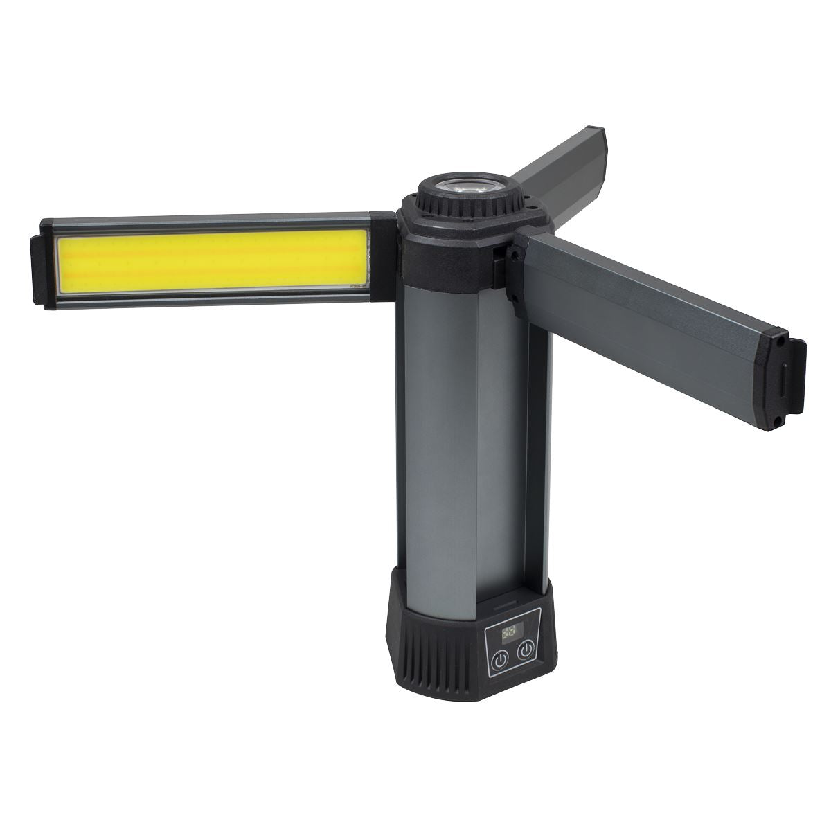 Sealey Rechargeable Flexible Floodlight with Tripod 24W COB LED & 5W SMD LED White Rose Tools