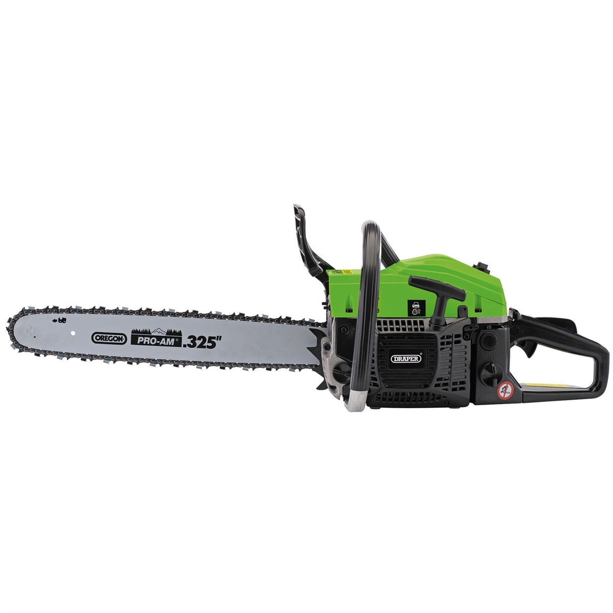 Draper Petrol Chainsaw 450mm 45cc 80103 White Rose Tools