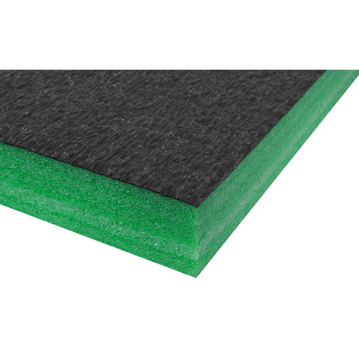 Sealey Easy Peel Shadow Foam® Green/Black 1200 x 550 x 50mm