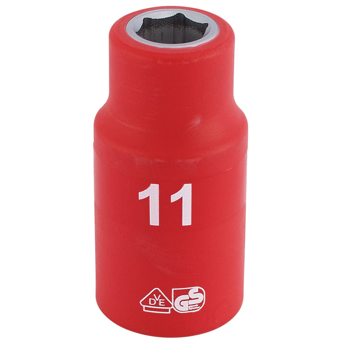 Draper Expert Fully Insulated VDE Socket 1/2" Sq. Dr. 11mm 31784 White Rose Tools