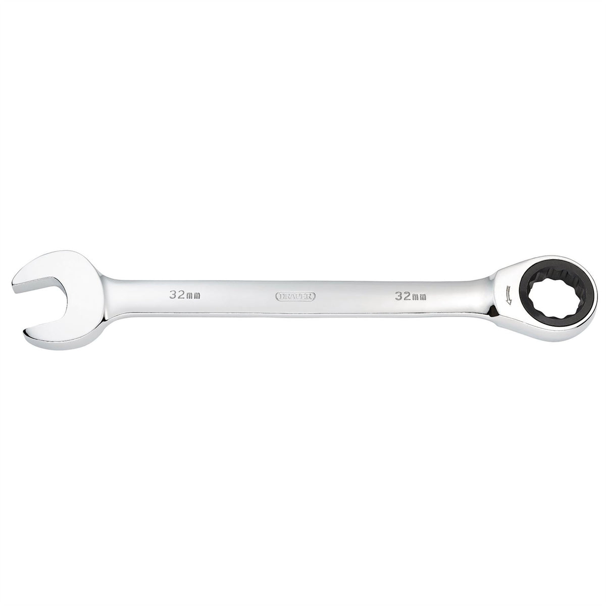 Draper Metric Ratcheting Combination Spanner 32mm 31027 White Rose Tools