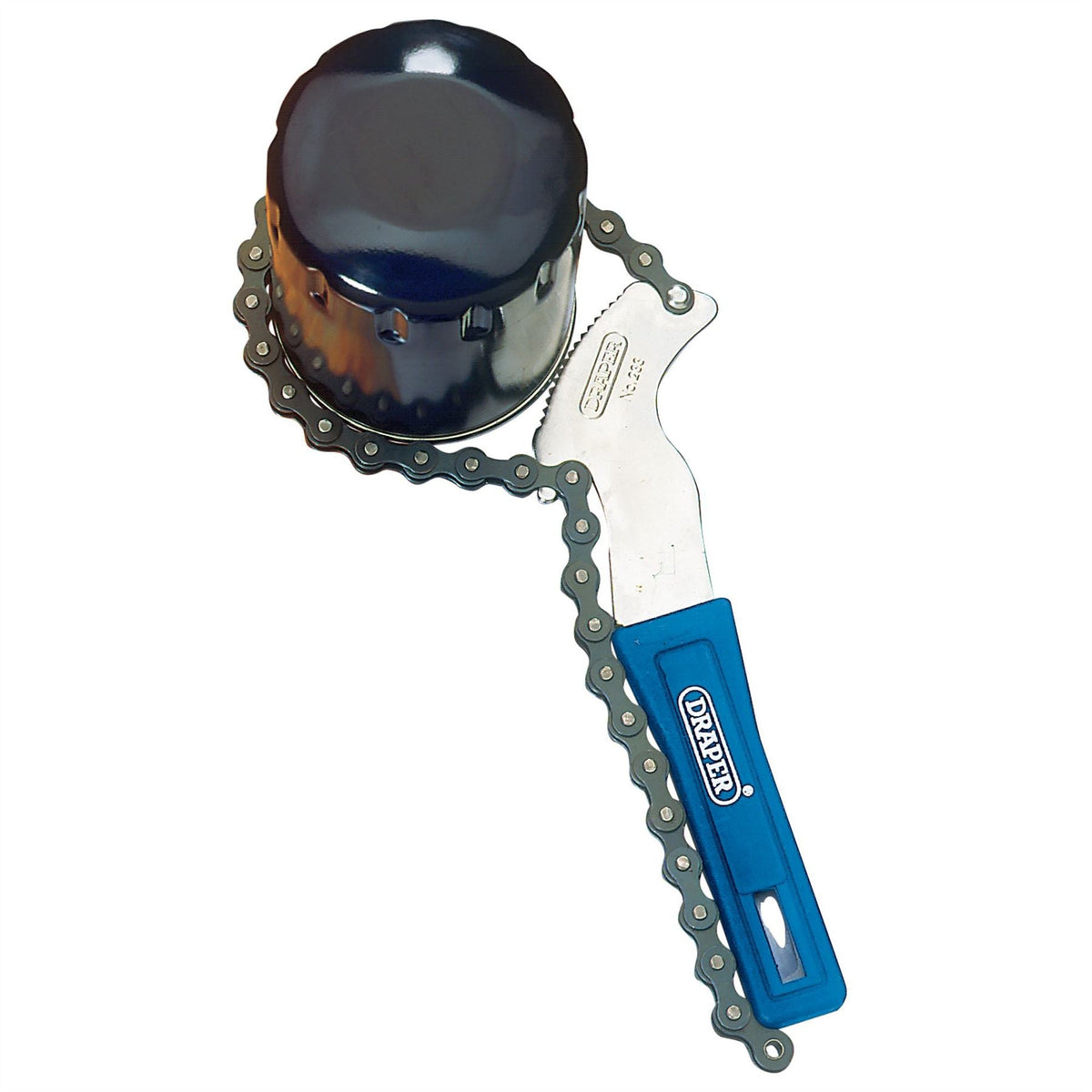 Draper Chain Oil Filter Wrench 100mm 77584 White Rose Tools