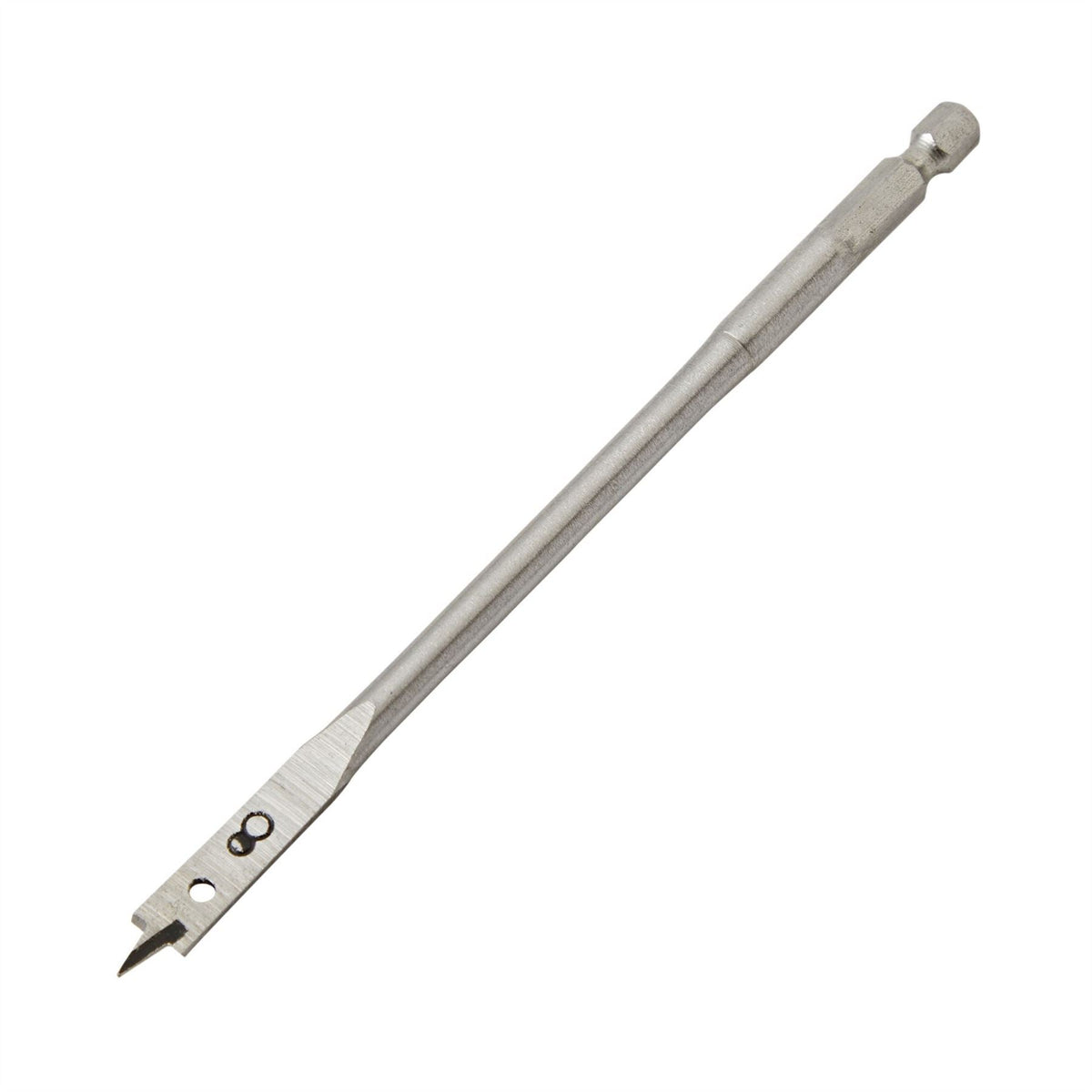 Draper Flat Wood Drill Bit 8 x 152mm 41477 White Rose Tools