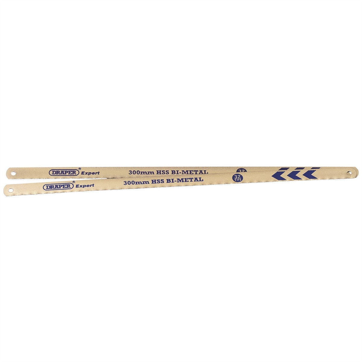 Draper Expert Bi-Metal Hacksaw Blades 300mm 32tpi (Pack of 2) 38265 White Rose Tools