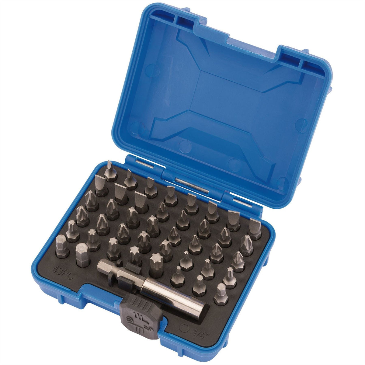 Draper Magnetic Bit Holder Set (43 Piece) 82394 White Rose Tools
