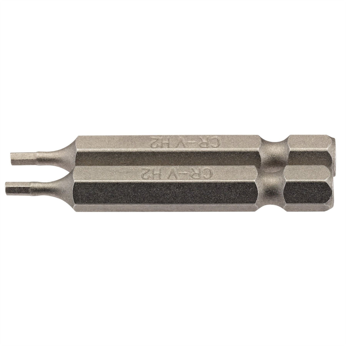 Draper Hexagonal Insert Bit 2mm 1/4" Hex 50mm Long (Pack of 2) 64244 White Rose Tools