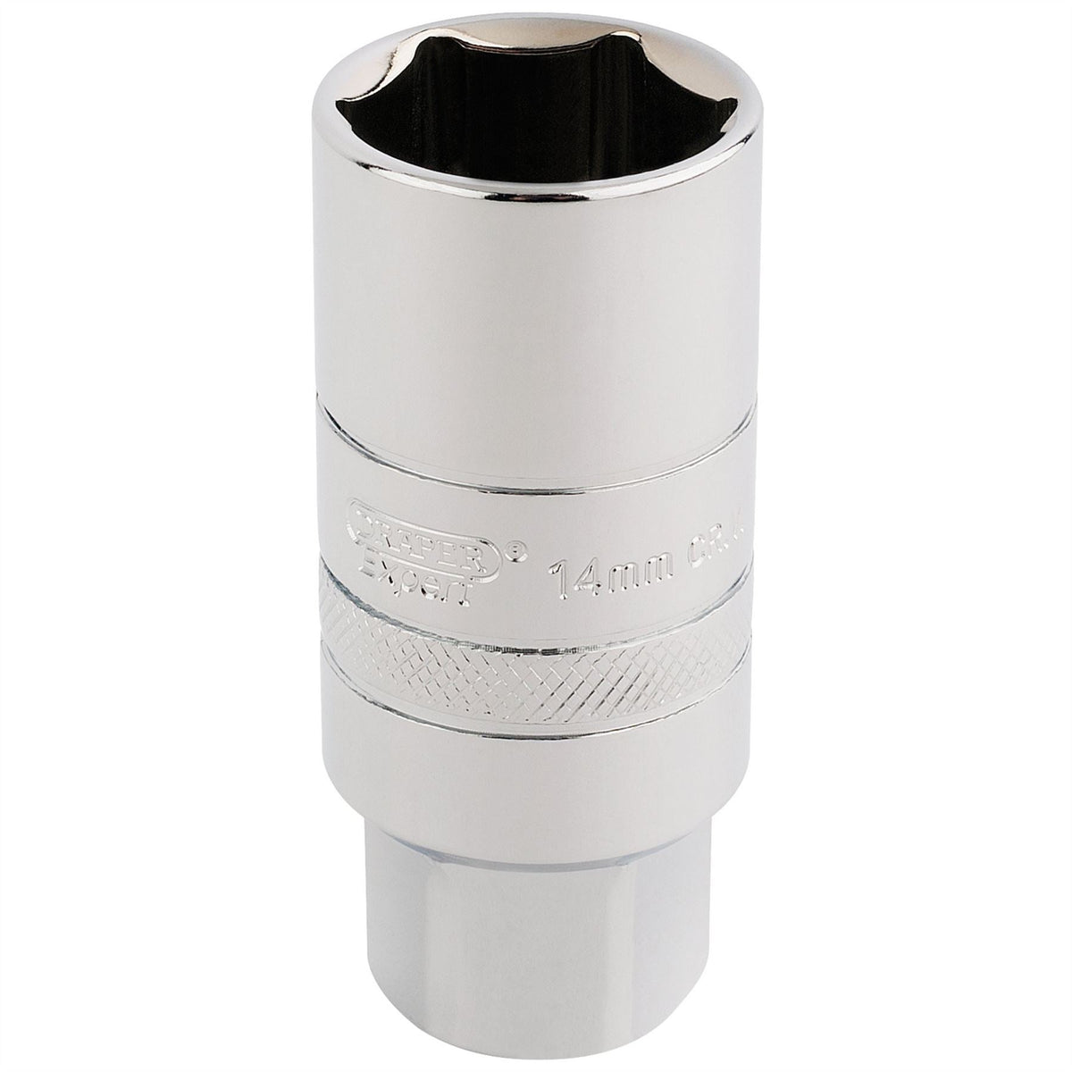 Draper Expert 14mm Thread 6 Point Spark Plug Socket 3/8" Sq. Dr. 21mm 16774 White Rose Tools