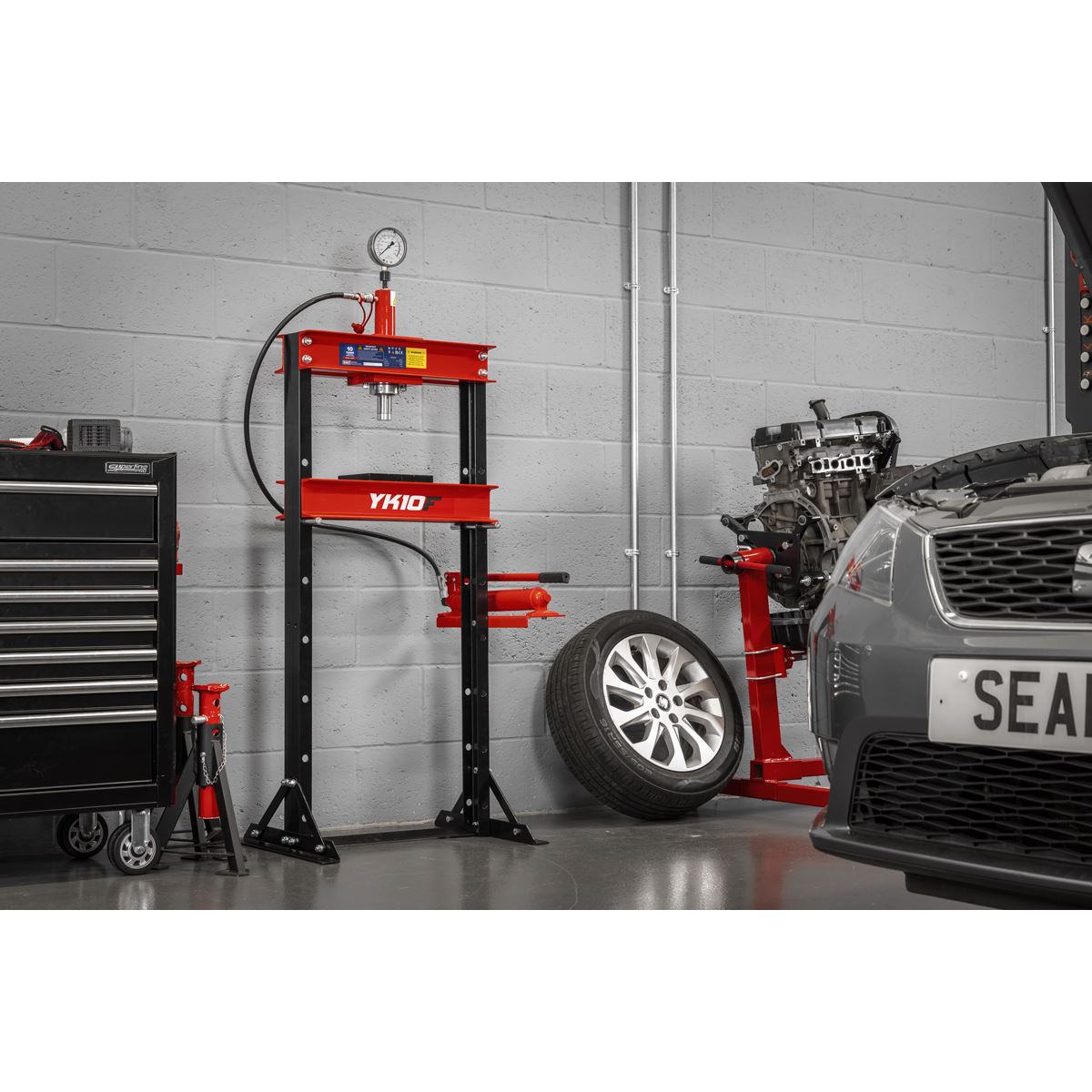 Sealey Hydraulic Floor Type Press 10 Tonne