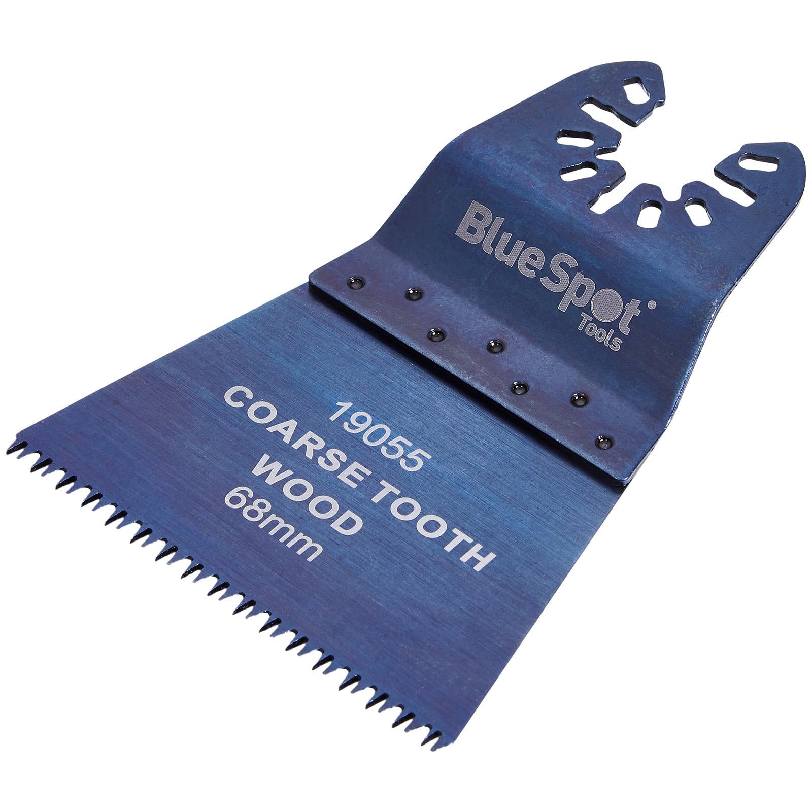 BlueSpot Multi Tool Blade Japanese Coarse Tooth 68mm OMT for Wood Plastic White Rose Tools