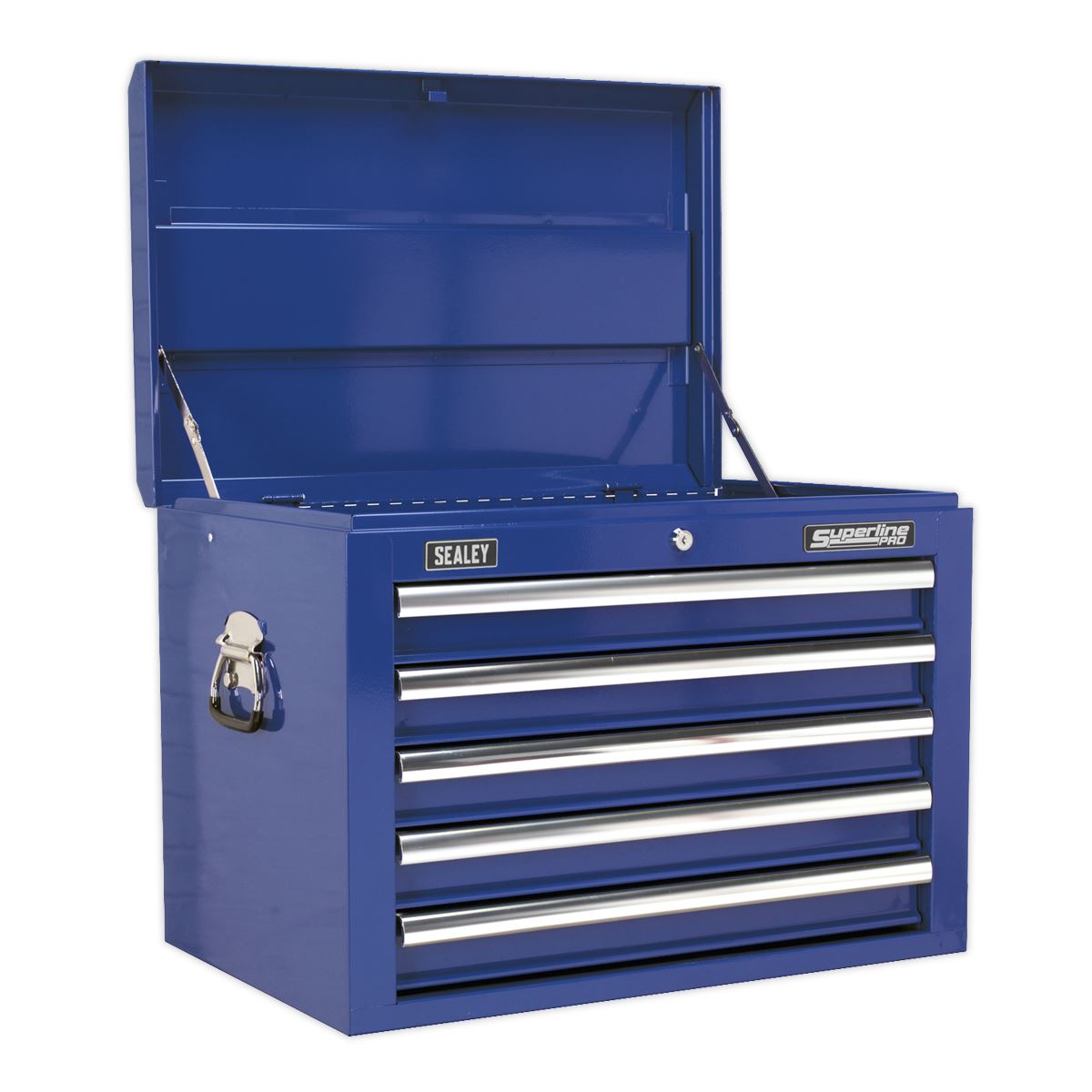 Sealey Superline Pro Tool Chest Combination 14 Drawer with Ball-Bearing Slides - Blue & 446pc Tool Kit