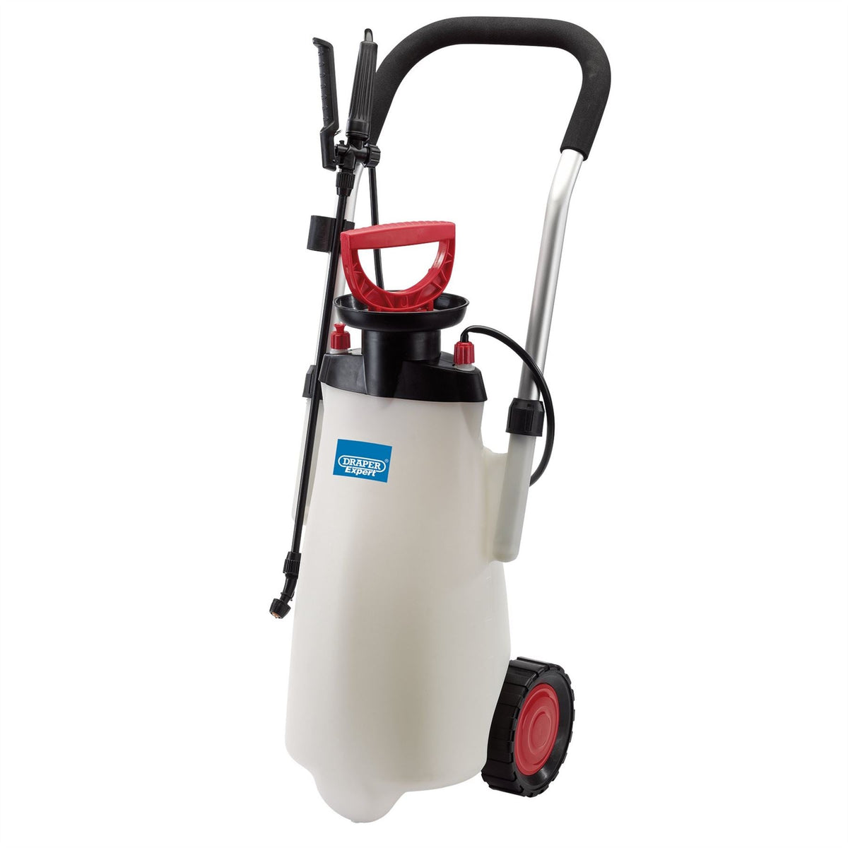 Draper Expert EPDM Trolley Pump Sprayer 15L 82583 White Rose Tools