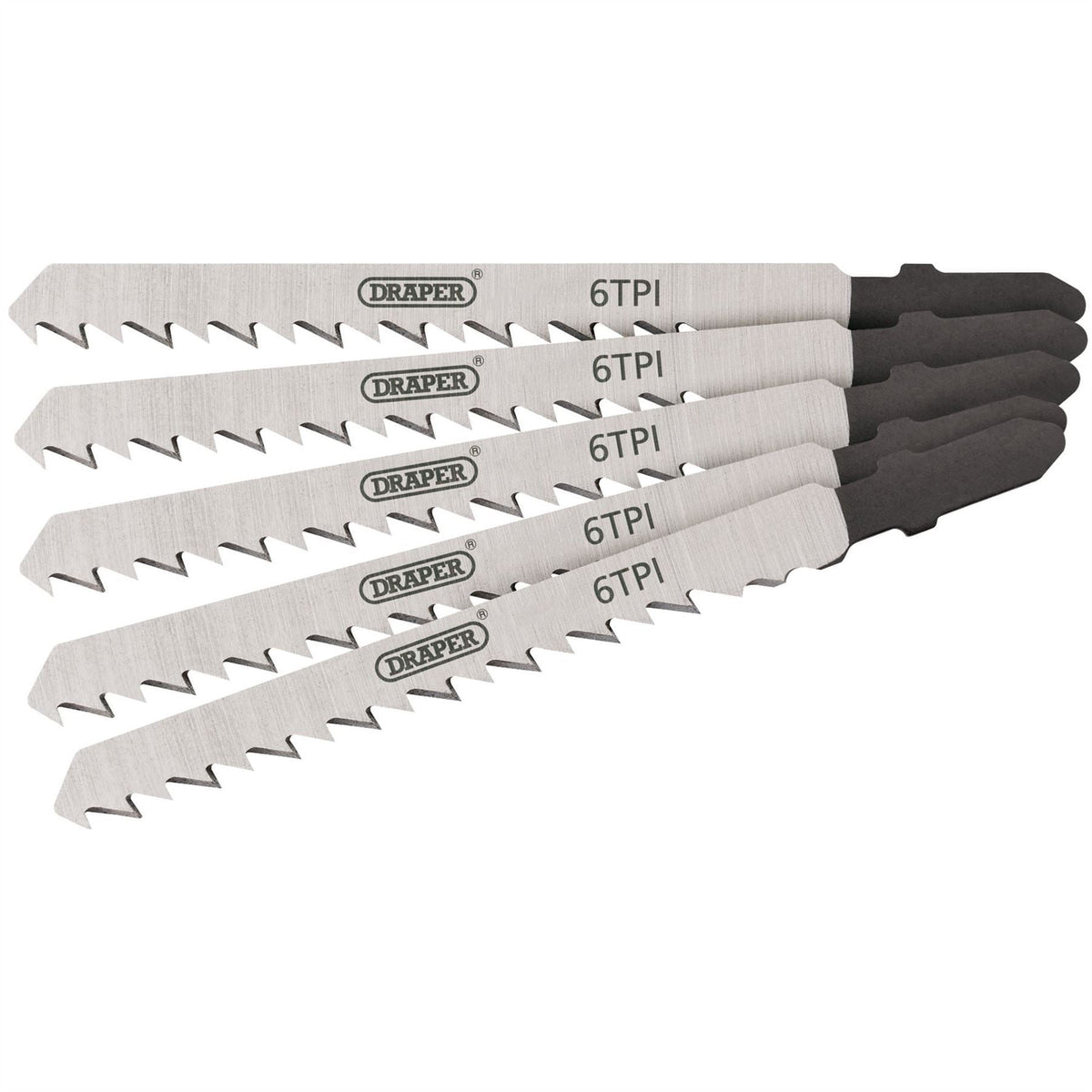 Draper Expert DT101D Jigsaw Blade Set 100mm (5 Piece) 81719 White Rose Tools