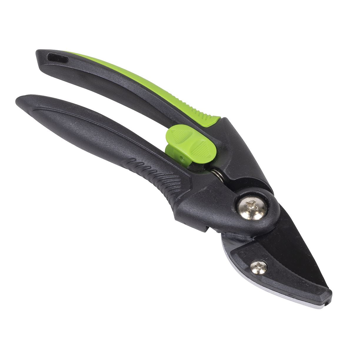 Sealey Anvil Secateurs with Soft Grip Handle, Safety Lock & Carbon Steel Blade, 208mm