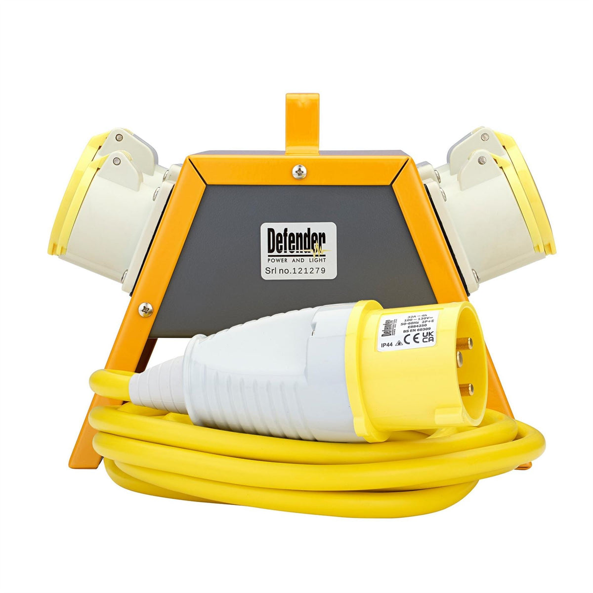 Defender E13108 110V Splitter Box 2 x 16A / 2 x 32A 35839 White Rose Tools