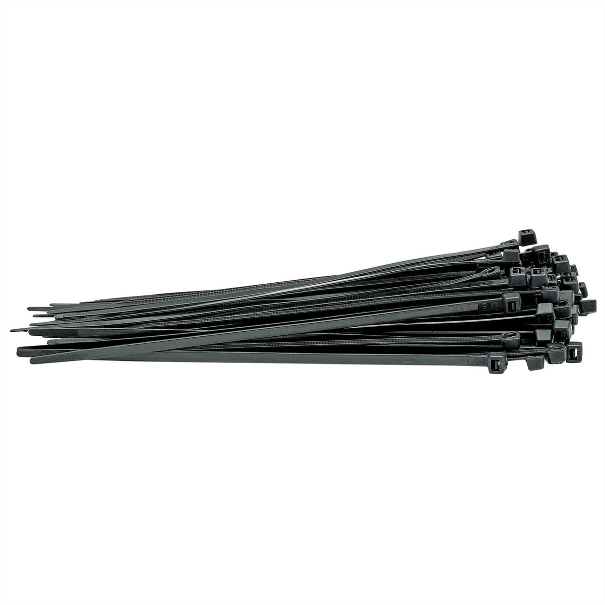 Draper Cable Ties 4.8 x 200mm Black (Pack of 100) 70393 White Rose Tools