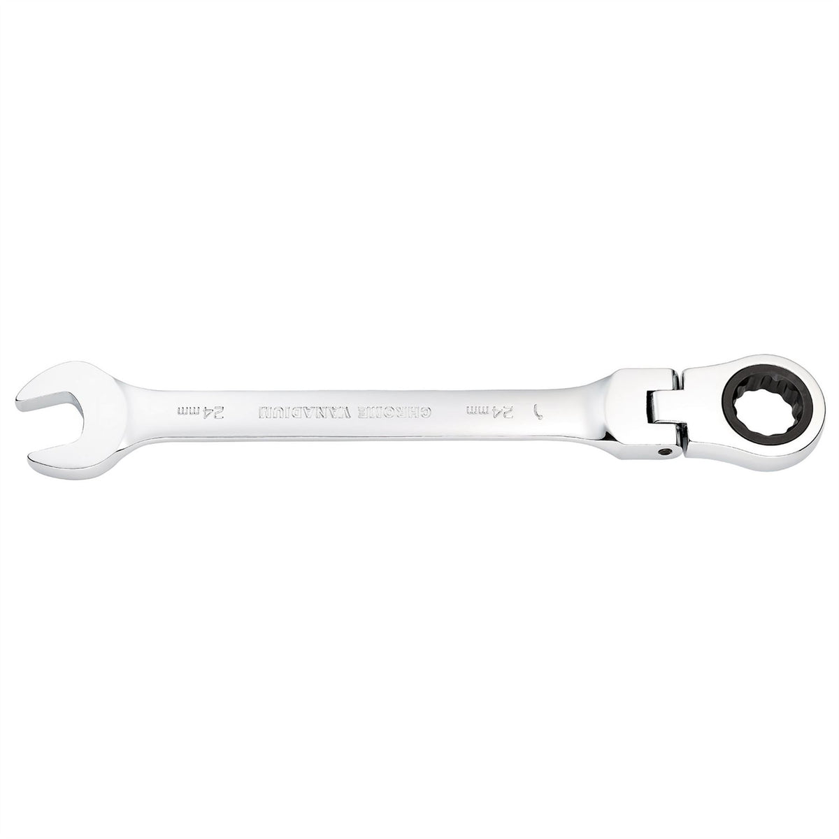 Draper HI-TORQ® Metric Flexible Head Ratcheting Combination Spanner 24mm 52025 White Rose Tools