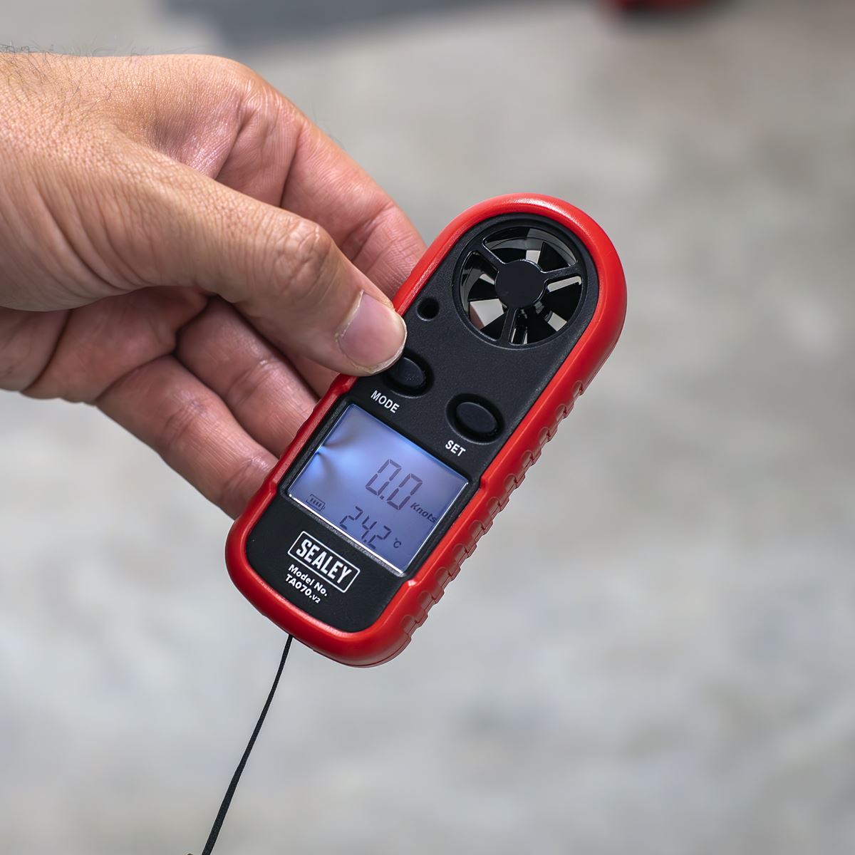 Sealey Digital Anemometer with Beaufort Scale