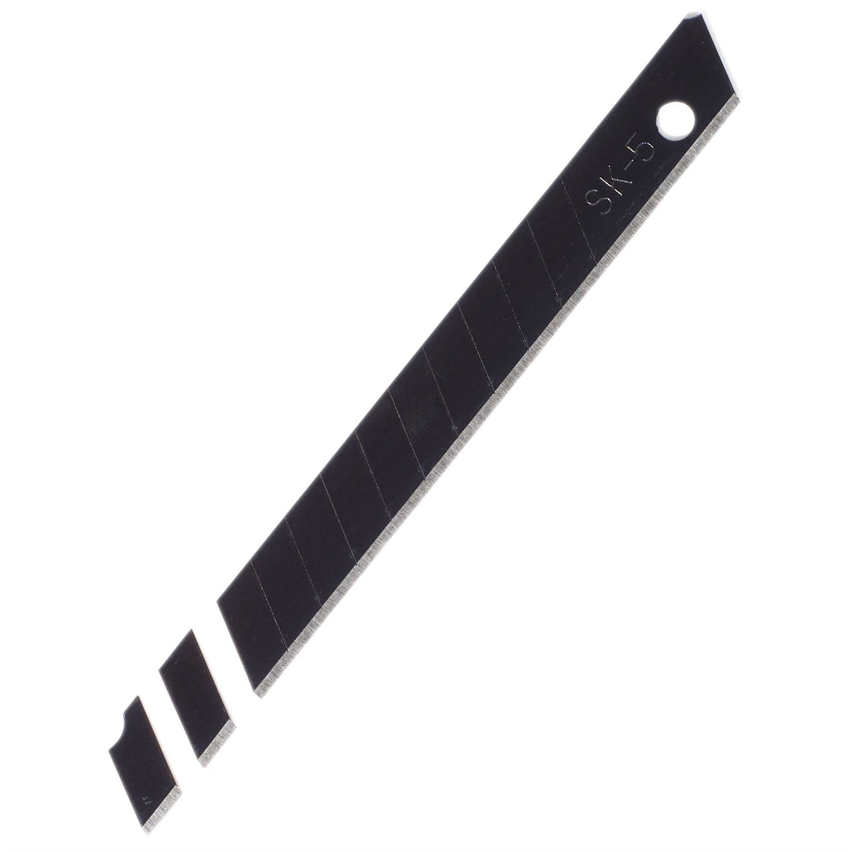 Draper Snap-Off Segment Knife Blades 9mm Black (Pack of 10) 27786 White Rose Tools
