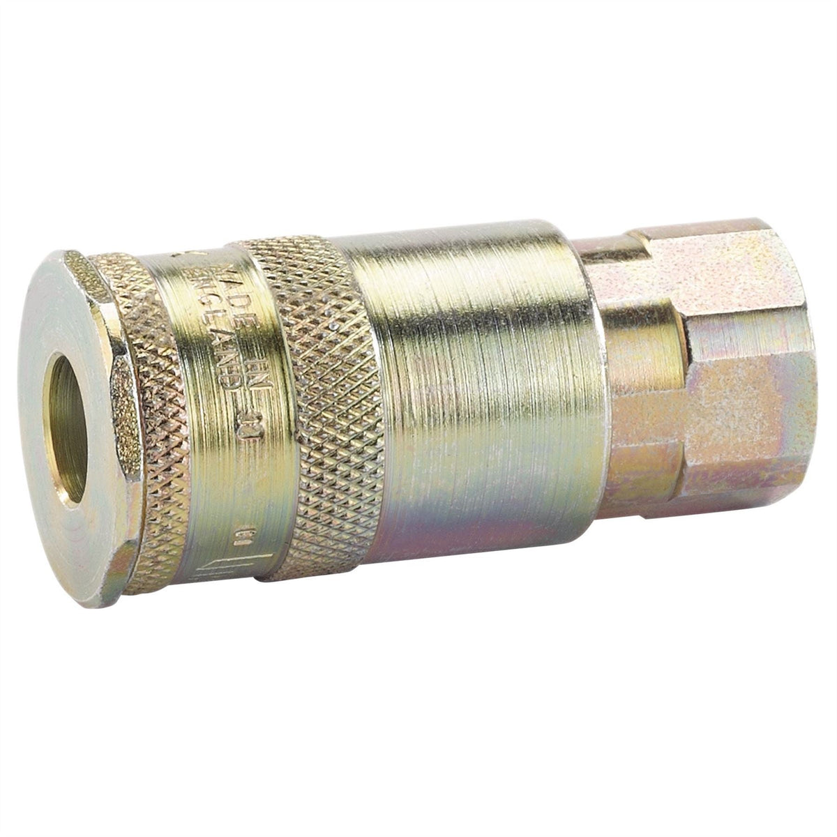 Draper 1/4" BSP Taper Female Thread Vertex Air Coupling 51401 White Rose Tools