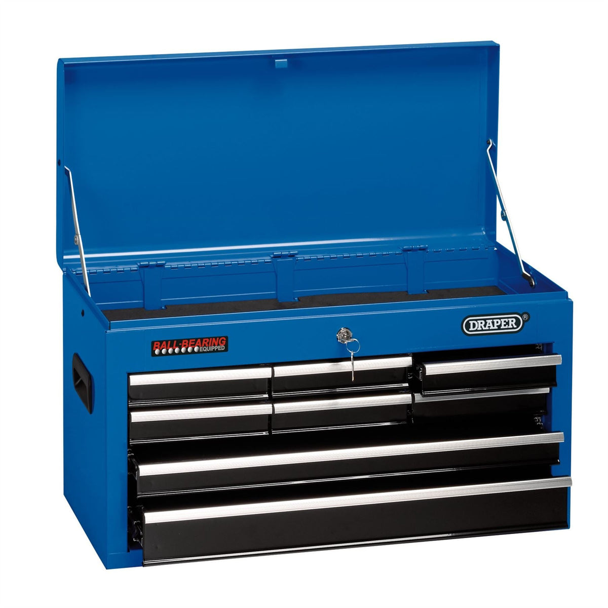 Draper Tool Chest 8 Drawer 26" Blue 14898 White Rose Tools