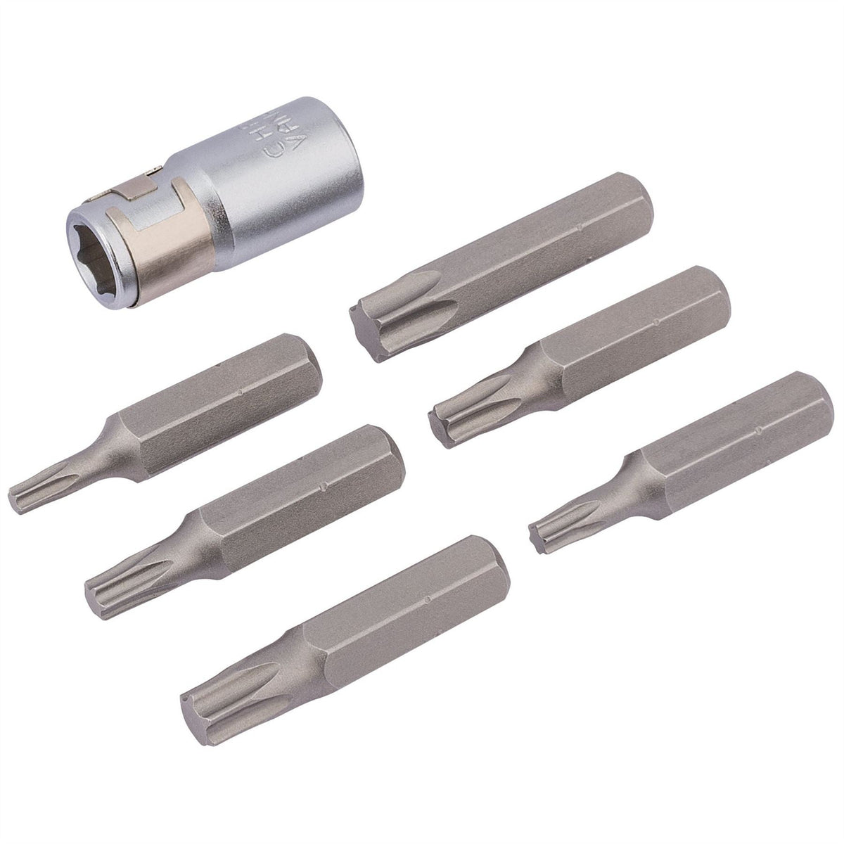 Draper Expert TX-STAR® Bit and Bit Holder Set (7 Piece) 83559 White Rose Tools