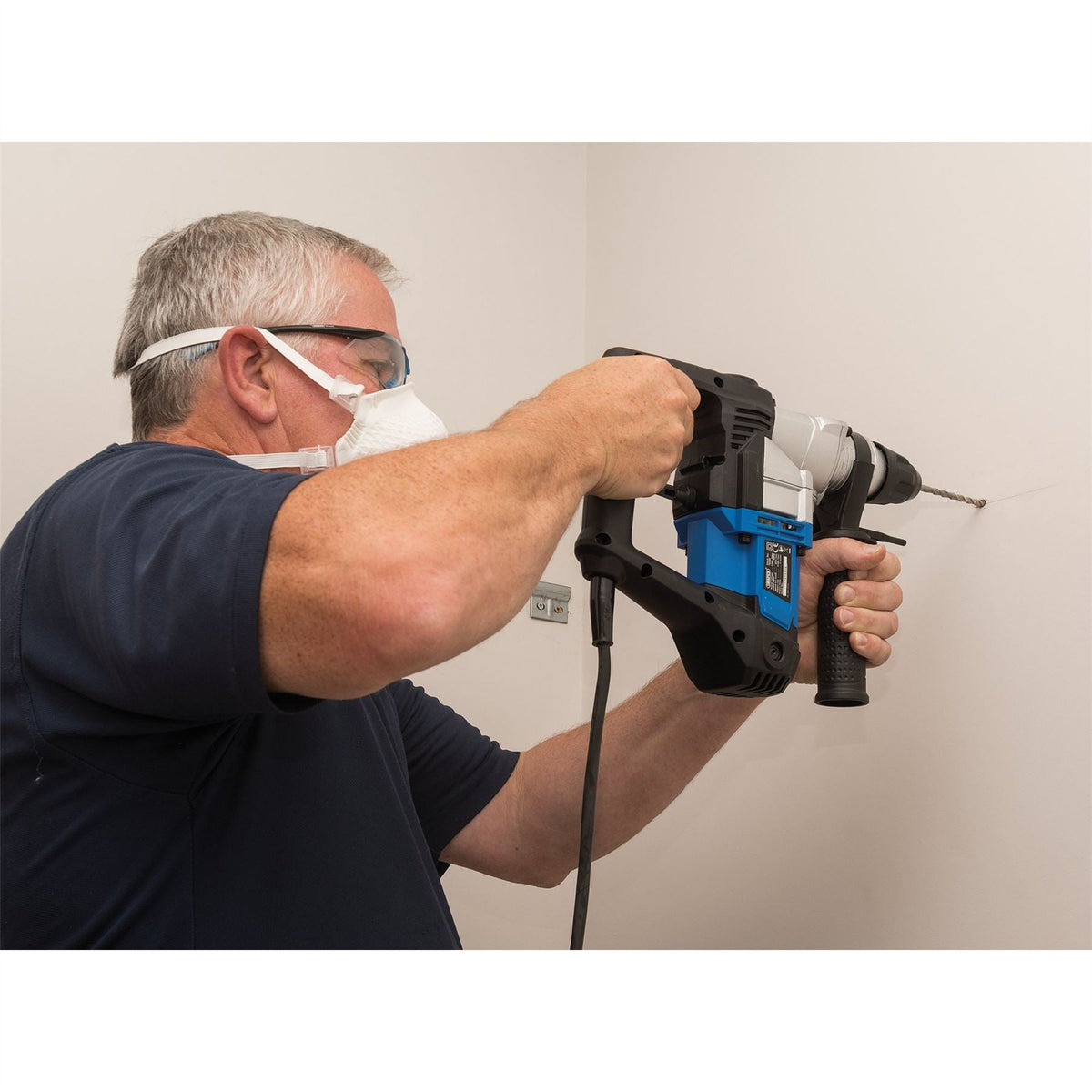 Draper Storm Force 230V SDS+ Rotary Hammer Drill 900W 76490 White Rose Tools