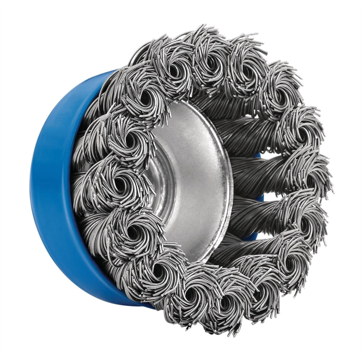 Draper Steel Twist-Knot Wire Cup Brush 65mm M14 41447 White Rose Tools