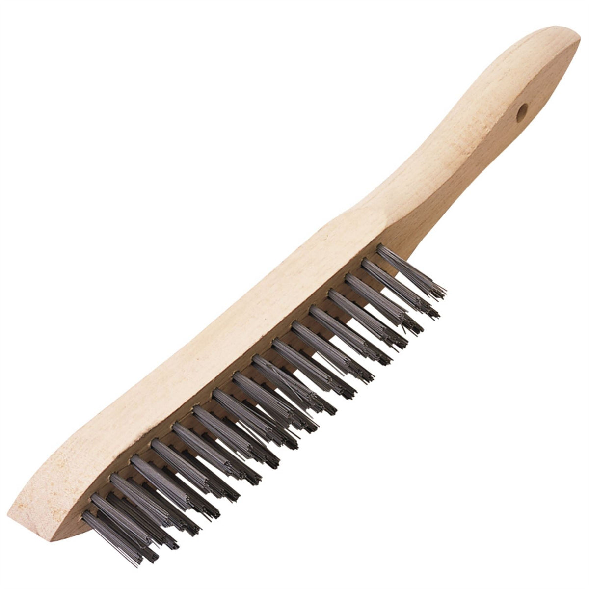 Draper Expert Heavy Duty 3 Row Wire Scratch Brush 310mm 31548 White Rose Tools