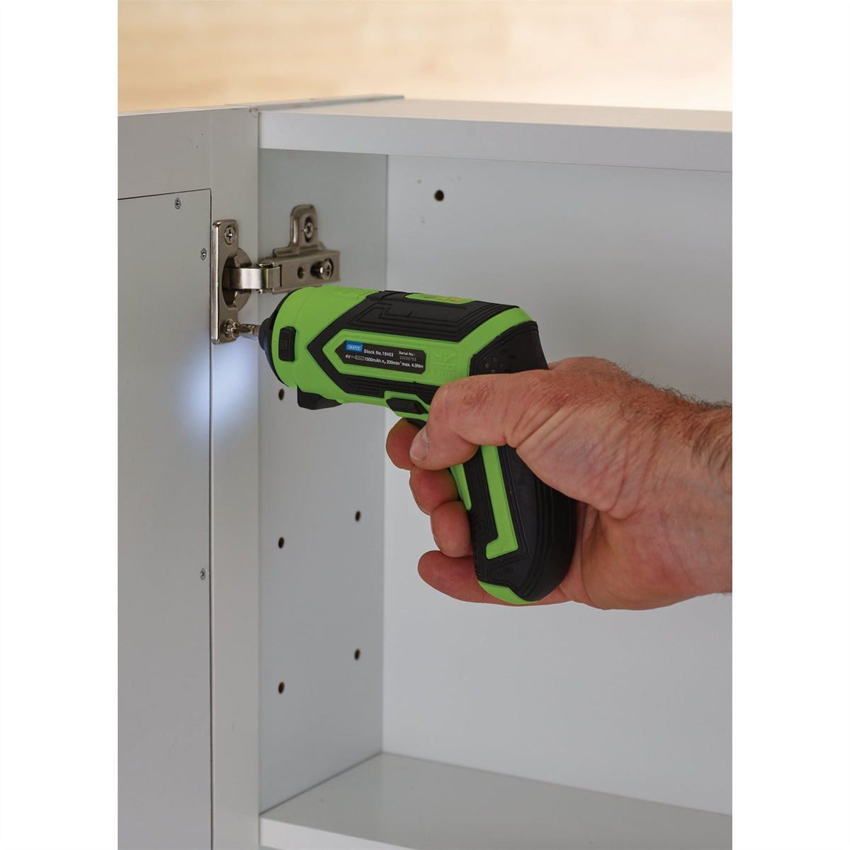Draper Storm Force 4V Multifunction Screwdriver and Cutting Tool 1/4" Hex 19403 White Rose Tools