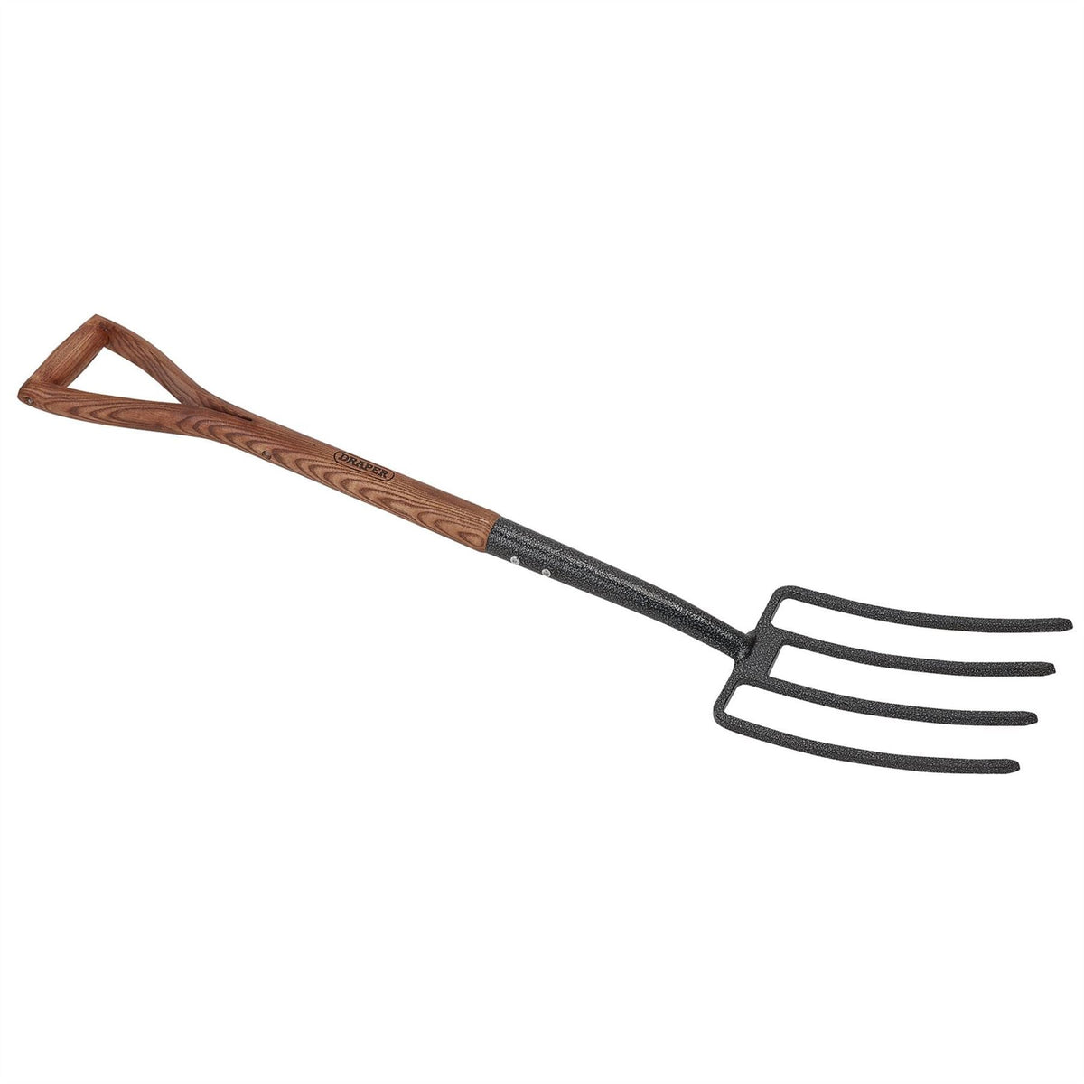 Draper Carbon Steel Garden Fork with Ash Handle 14301 White Rose Tools