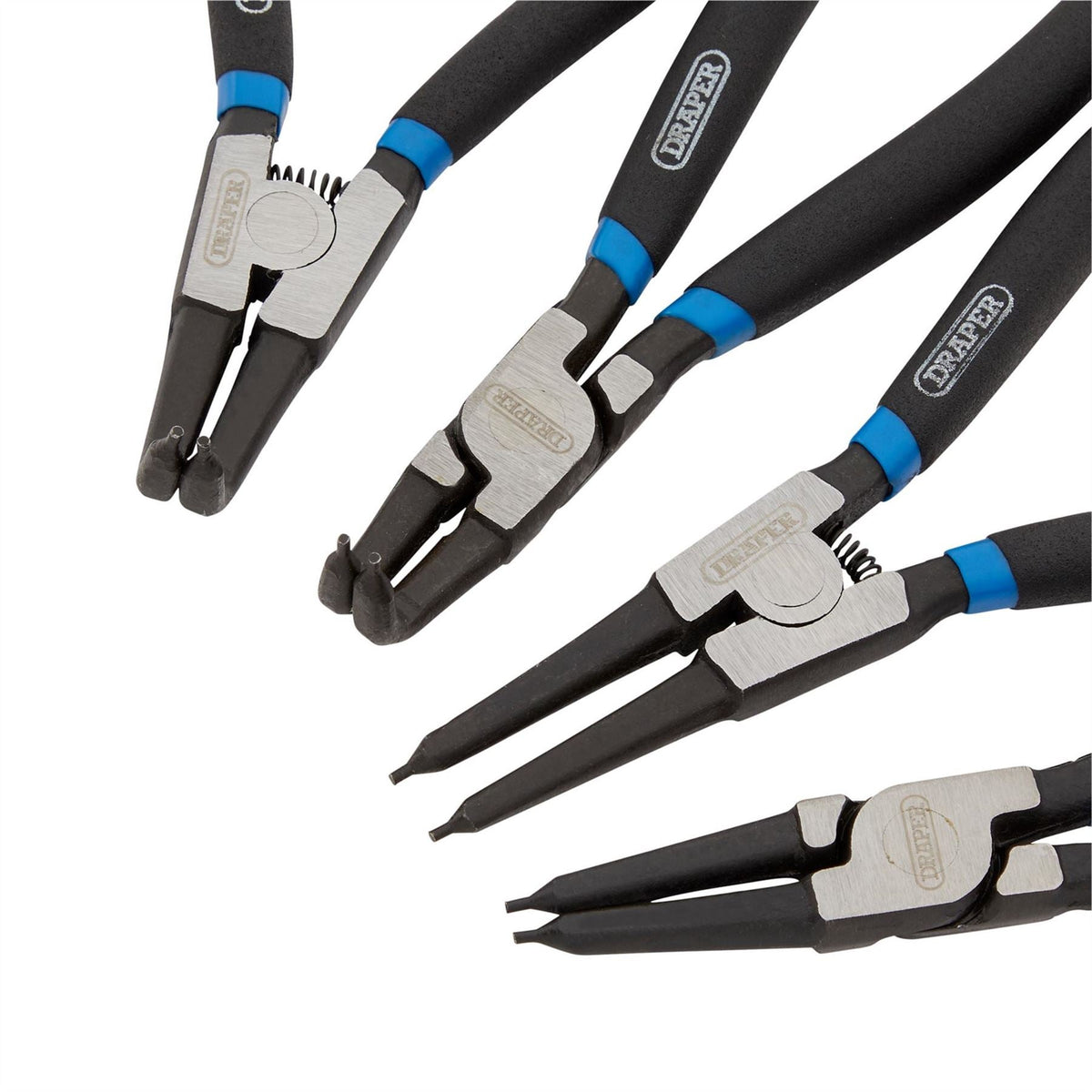 Draper Internal and External Circlip Pliers Set (4 Piece) 38999 White Rose Tools