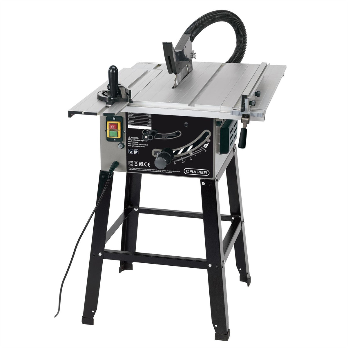 Draper Sliding Table Saw 250mm 1800W 99258 White Rose Tools