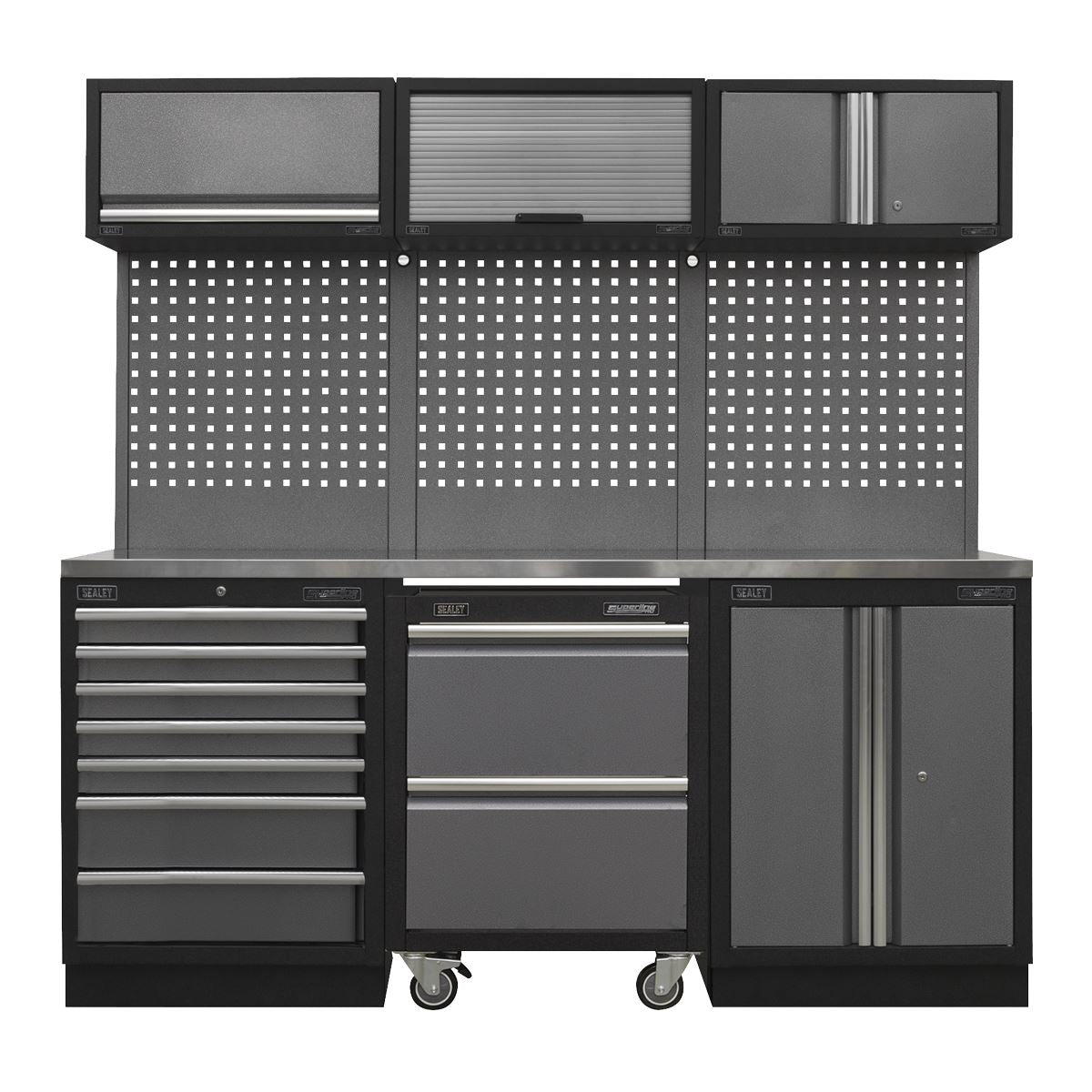Sealey Superline Pro Superline PRO® 2.04m Storage System - Stainless Steel Worktop