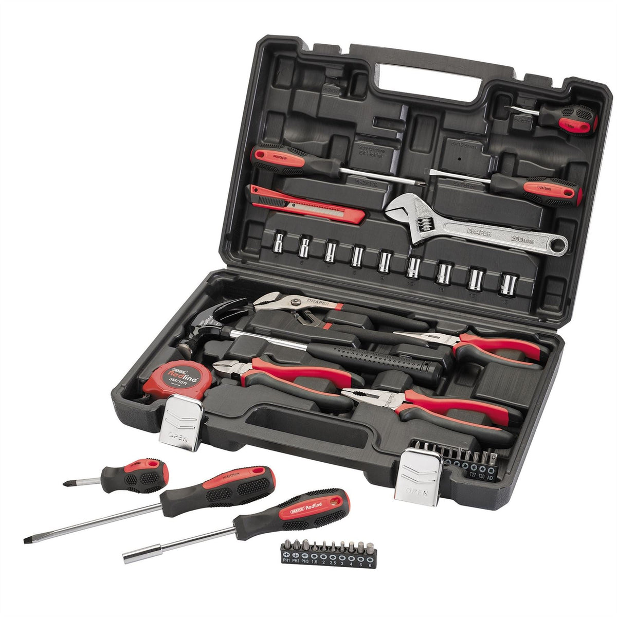 Draper Redline® Home Essential Tool Kit (43 Piece) 70382 White Rose Tools