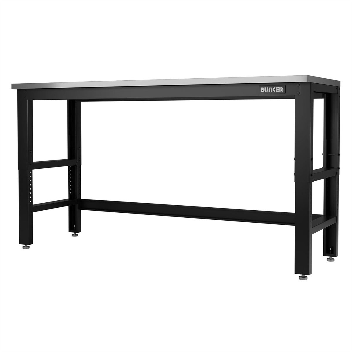 BUNKER Workbench with Stainless Steel Worktop 1830mm 27456 White Rose Tools