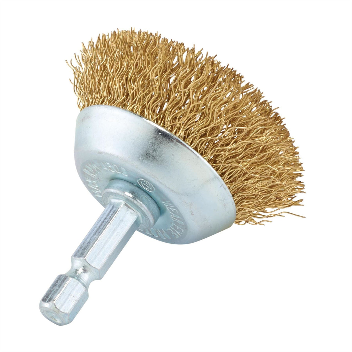 Draper Brassed Steel Crimped Wire Cup Brush 40mm 41431 White Rose Tools