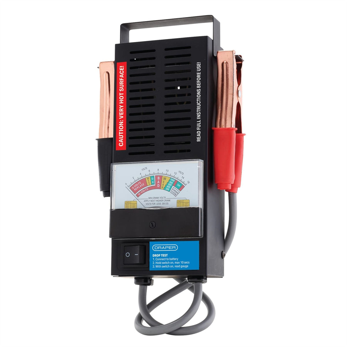 Draper Battery Drop Tester 100A 31290 White Rose Tools
